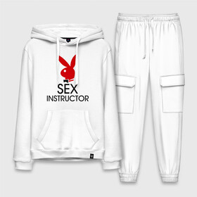 Мужской костюм хлопок с толстовкой с принтом Sex Instructor в Ухте,  |  | Тематика изображения на принте: инструктор