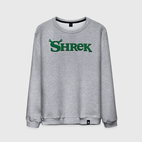 Мужской свитшот хлопок с принтом Shrek в Ухте, 100% хлопок |  | shrek | шрек