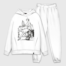 Мужской костюм хлопок OVERSIZE Ретро (2): в Ухте,  |  | retro | девушка | ретро | рисунок