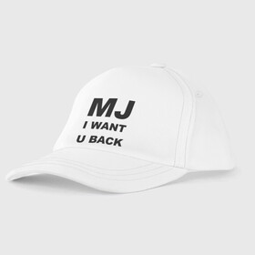 Детская бейсболка с принтом Michael Jackson в Ухте, 100% хлопок | классический козырек, металлическая застежка-регулятор размера | Тематика изображения на принте: майкл джексон