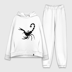 Женский костюм хлопок Oversize с принтом Scorpion в Ухте,  |  | скорпион