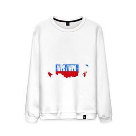 Мужской свитшот хлопок с принтом Wpc-wpo в Ухте, 100% хлопок |  | Тематика изображения на принте: powerlifting