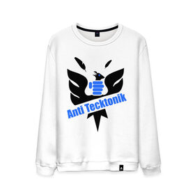 Мужской свитшот хлопок с принтом Anti Tecktonik в Ухте, 100% хлопок |  | tecktonik | антитектоник | тектоник