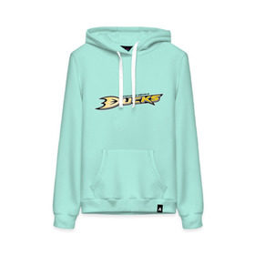 Женская толстовка хлопок с принтом Anaheim Ducks Selanne в Ухте, френч-терри, мягкий теплый начес внутри (100% хлопок) | карман-кенгуру, эластичные манжеты и нижняя кромка, капюшон с подкладом и шнурком | anaheim ducks | nxl | калифорния | нацинальная лига | нхл | сша | хокей | хоккей