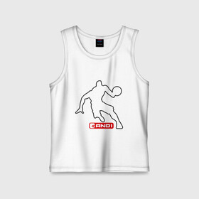 Детская майка хлопок с принтом AND1 streetball в Ухте,  |  | and1 | and1 streetball | and1 team | стритбол. стрит бол | энд 1
