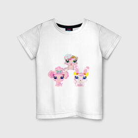 Детская футболка хлопок Питомцы Винкс: в Ухте, 100% хлопок | круглый вырез горловины, полуприлегающий силуэт, длина до линии бедер | винкс | питомцы винксwinx