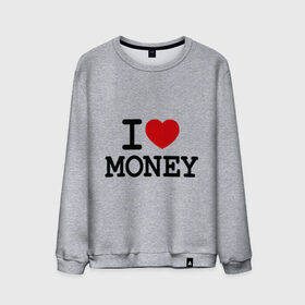 Мужской свитшот хлопок с принтом I love money в Ухте, 100% хлопок |  | Тематика изображения на принте: i love | money | бабки | бабло | бабосы | валюта | деньги | доллары | евро | купюры | люблю деньги