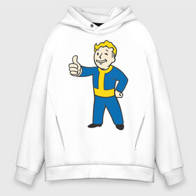 Мужское худи Oversize хлопок с принтом Мальчик из Fallout в Ухте, френч-терри — 70% хлопок, 30% полиэстер. Мягкий теплый начес внутри —100% хлопок | боковые карманы, эластичные манжеты и нижняя кромка, капюшон на магнитной кнопке | fallout | мальчик | постапокалиптические | радиация