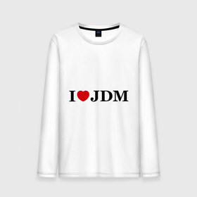 Мужской лонгслив хлопок с принтом I Love JDM в Ухте, 100% хлопок |  | Тематика изображения на принте: honda | i love japanese domestic marketхонда | i love jdm | авто | автомобиль | машины | тачки