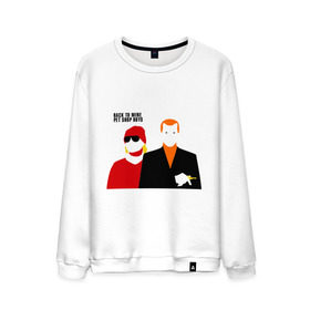 Мужской свитшот хлопок с принтом Pet Shop Boys (1) в Ухте, 100% хлопок |  | pet shop boys | pet shop boys   back to mineboys | shop boys | музыка | пет шоп бойс