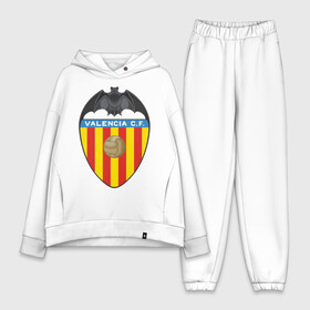 Женский костюм хлопок Oversize с принтом Spanish Primera. Valencia FC в Ухте,  |  | valencia | valencia fc | валенсия | евро 2012 | испания | сборная испании | фк | футбольный клуб