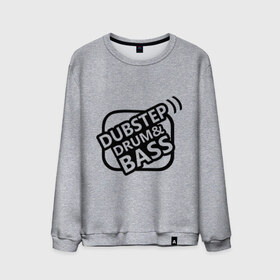 Мужской свитшот хлопок с принтом Dubstep drum and bass в Ухте, 100% хлопок |  | Тематика изображения на принте: 