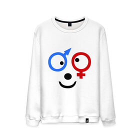 Мужской свитшот хлопок с принтом Мужчины и Женщины в Ухте, 100% хлопок |  | 