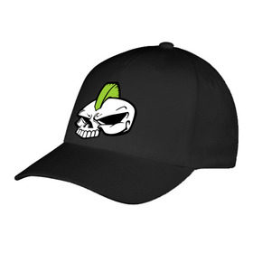 Бейсболка с принтом Skull Punk Helloween (3) в Ухте, 100% хлопок | классический козырек, металлическая застежка-регулятор размера | Тематика изображения на принте: halloveen | hallowen | haloven | halovin | halowin | helloveen | helloven | hellovin | hellowen | heloven | helovin | helowin | день всех святых | тыква | халло | халловин | халувин | халуин | хеллоуин | хелоуин | хелувин | хелуин | хэлловин | хэллоуин | 