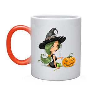 Кружка хамелеон с принтом Feya cap (5) в Ухте, керамика | меняет цвет при нагревании, емкость 330 мл | 