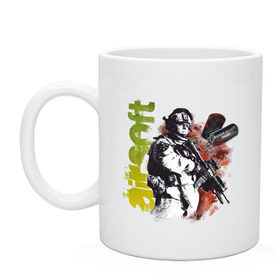 Кружка Russia team airsoft: в Ухте, керамика | объем — 330 мл, диаметр — 80 мм. Принт наносится на бока кружки, можно сделать два разных изображения | airsoft | paintball | воздушный спорт | клипарт | пейнбол | пейнтбол | пейт болл | пейтбол | пинбол