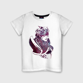 Детская футболка хлопок с принтом Акаша в Ухте, 100% хлопок | круглый вырез горловины, полуприлегающий силуэт, длина до линии бедер | akasha | dota | dota 2 | акаша | дота | дота 2 | игры | компьютерные игры