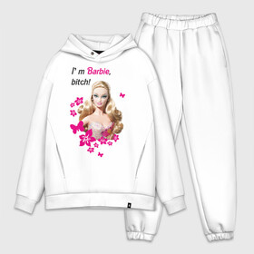 Мужской костюм хлопок OVERSIZE с принтом Im Barbie, bitch в Ухте,  |  | 90 | 90 е | barbie | барби | кукла | ностальгия