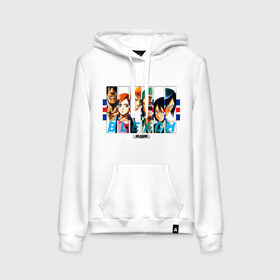Женская толстовка хлопок с принтом персонажи Bleach в Ухте, френч-терри, мягкий теплый начес внутри (100% хлопок) | карман-кенгуру, эластичные манжеты и нижняя кромка, капюшон с подкладом и шнурком | блич