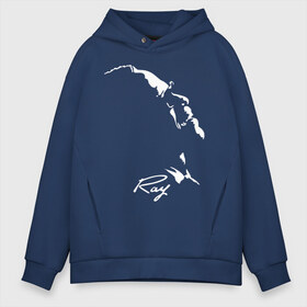 Мужское худи Oversize хлопок с принтом Ray Charles в Ухте, френч-терри — 70% хлопок, 30% полиэстер. Мягкий теплый начес внутри —100% хлопок | боковые карманы, эластичные манжеты и нижняя кромка, капюшон на магнитной кнопке | Тематика изображения на принте: jazz | ray charles | джаз | музыка | рэй чарльз