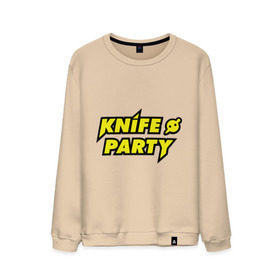 Мужской свитшот хлопок с принтом Knife party в Ухте, 100% хлопок |  | dubstep | вечеринка | даб степ | дабстеп | музыка