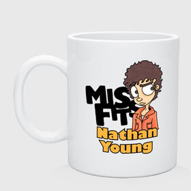 Кружка Нейтан: в Ухте, керамика | объем — 330 мл, диаметр — 80 мм. Принт наносится на бока кружки, можно сделать два разных изображения | misfits