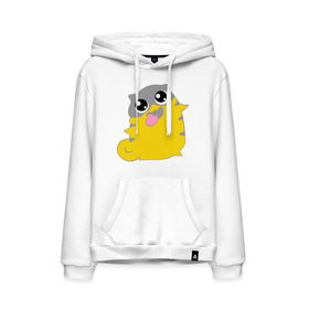 Мужская толстовка хлопок с принтом Boggart в Ухте, френч-терри, мягкий теплый начес внутри (100% хлопок) | карман-кенгуру, эластичные манжеты и нижняя кромка, капюшон с подкладом и шнурком | домовой | киса | котик