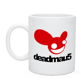 Кружка с принтом DeadMau5. в Ухте, керамика | объем — 330 мл, диаметр — 80 мм. Принт наносится на бока кружки, можно сделать два разных изображения | Тематика изображения на принте: club | deadmaus | клуб | клыбная музыка | мышь | тусить