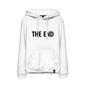 Мужская толстовка хлопок с принтом THE END Roma в Ухте, френч-терри, мягкий теплый начес внутри (100% хлопок) | карман-кенгуру, эластичные манжеты и нижняя кромка, капюшон с подкладом и шнурком | roma acorn | the end | конец | рома желудь