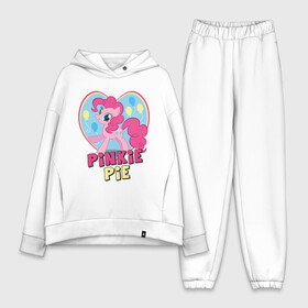Женский костюм хлопок Oversize с принтом Pinkie Pie in my heart в Ухте,  |  | heart | pinkie | pinkie pie in my heart | pony | детские | мой маленький пони | пони