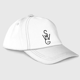 Бейсболка с принтом Swag лого в Ухте, 100% хлопок | классический козырек, металлическая застежка-регулятор размера | Тематика изображения на принте: svag | sveg | svog | swag | sweg | swog | сваг | свег | свог