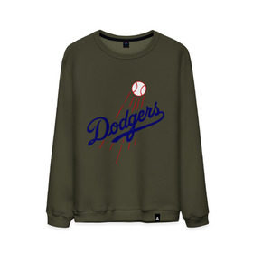 Мужской свитшот хлопок с принтом Los Angeles Dodgers logotype в Ухте, 100% хлопок |  | baseball | los angeles dodgers | бейсбол | лос анджелес доджерс | спорт