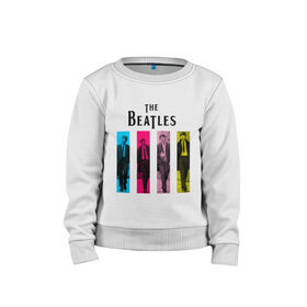 Детский свитшот хлопок Walking Beatles: в Ухте, 100% хлопок | круглый вырез горловины, эластичные манжеты, пояс и воротник | beatles | the beatles | walking beatles | бителс