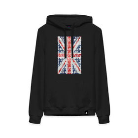 Женская толстовка хлопок The Beatles Flag: в Ухте, френч-терри, мягкий теплый начес внутри (100% хлопок) | карман-кенгуру, эластичные манжеты и нижняя кромка, капюшон с подкладом и шнурком | beatles | the beatles | the beatles flag | бителс