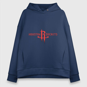 Женское худи Oversize хлопок с принтом Houston R в Ухте, френч-терри — 70% хлопок, 30% полиэстер. Мягкий теплый начес внутри —100% хлопок | боковые карманы, эластичные манжеты и нижняя кромка, капюшон на магнитной кнопке | basketball | nba | баскетболл | лого баскетбольных клубов | нба | хьюстон рокетс