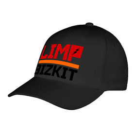 Бейсболка с принтом Limp Bizkit (2) в Ухте, 100% хлопок | классический козырек, металлическая застежка-регулятор размера | rock | лимп бизкит | рок группа | рок музыка