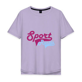 Мужская футболка хлопок Oversize с принтом Sport Russia в Ухте, 100% хлопок | свободный крой, круглый ворот, “спинка” длиннее передней части | russia | sport club | sport forever | sport men | sportsman | sropt russia | клуб | русский спорт | спорт | спорт навсегда | спортивный клуб | спортсмен