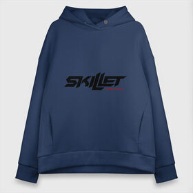 Женское худи Oversize хлопок с принтом Skillet comatose в Ухте, френч-терри — 70% хлопок, 30% полиэстер. Мягкий теплый начес внутри —100% хлопок | боковые карманы, эластичные манжеты и нижняя кромка, капюшон на магнитной кнопке | comatose | skillet | toplanding | альтернативный рок | коматоз | лого | логотип | рок | рок группа | рок группы | симфонический рок | христианский рок