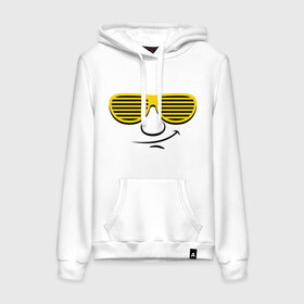 Женская толстовка хлопок Клаббер: в Ухте, френч-терри, мягкий теплый начес внутри (100% хлопок) | карман-кенгуру, эластичные манжеты и нижняя кромка, капюшон с подкладом и шнурком | glow | жалюзи | клаббер | очки | очки  жалюзи | смайл | улыбка