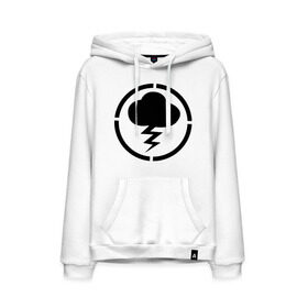 Мужская толстовка хлопок Знак Misfits: в Ухте, френч-терри, мягкий теплый начес внутри (100% хлопок) | карман-кенгуру, эластичные манжеты и нижняя кромка, капюшон с подкладом и шнурком | знак misfits | отбросы | сериал отбросы