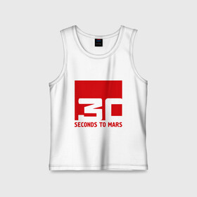 Детская майка хлопок с принтом 30 seconds to mars в Ухте,  |  | 30 seconds to mars | музыка | рок