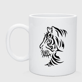Кружка Тигр тату: в Ухте, керамика | объем — 330 мл, диаметр — 80 мм. Принт наносится на бока кружки, можно сделать два разных изображения | татуировки