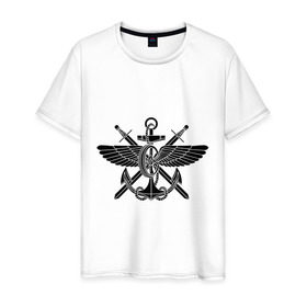 Мужская футболка хлопок с принтом СГ в Ухте, 100% хлопок | прямой крой, круглый вырез горловины, длина до линии бедер, слегка спущенное плечо. | 23 февраля | армейские | вв | идеи подарков | сг | силовые структуры