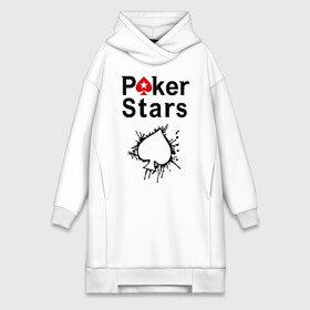 Платье-худи хлопок с принтом Poker Stars в Ухте,  |  | pokerstars