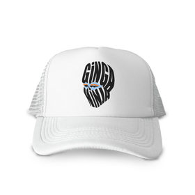 Кепка тракер с сеткой с принтом Рыжий ниндзя в Ухте, трикотажное полотно; задняя часть — сетка | длинный козырек, универсальный размер, пластиковая застежка | ниндзя | прикольные надписи | рыжий | рыжий ниндзя