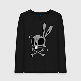 Женский лонгслив хлопок Череп зайца: в Ухте, 100% хлопок |  | животные | зайка | кости | мертвый зайка | череп | череп зайца | черепа