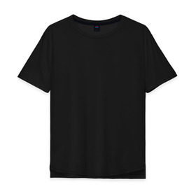 Мужская футболка хлопок Oversize с принтом Креативный узор на пояснице в Ухте, 100% хлопок | свободный крой, круглый ворот, “спинка” длиннее передней части | Тематика изображения на принте: креативный узор на пояснице | триколор | флаг