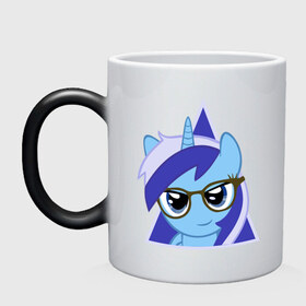 Кружка хамелеон с принтом Trixie hipster в Ухте, керамика | меняет цвет при нагревании, емкость 330 мл | hipster | my little pony | swag | trixie | дружба   это чудо | мультфильм | пони | поняши | поняшки | сваг | свэг | трикси