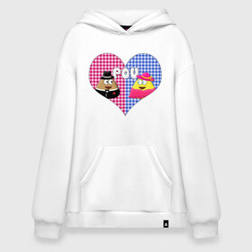 Худи SuperOversize хлопок с принтом Pou в Ухте, 70% хлопок, 30% полиэстер, мягкий начес внутри | карман-кенгуру, эластичная резинка на манжетах и по нижней кромке, двухслойный капюшон
 | pou | игры | мобильные игры | поу