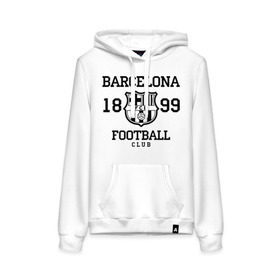 Женская толстовка хлопок с принтом Barcelona 1899 в Ухте, френч-терри, мягкий теплый начес внутри (100% хлопок) | карман-кенгуру, эластичные манжеты и нижняя кромка, капюшон с подкладом и шнурком | barcelona | fc | fc barcelona | footbal club | барселона | лого | логотип | спорт | футбол | футбольный клуб